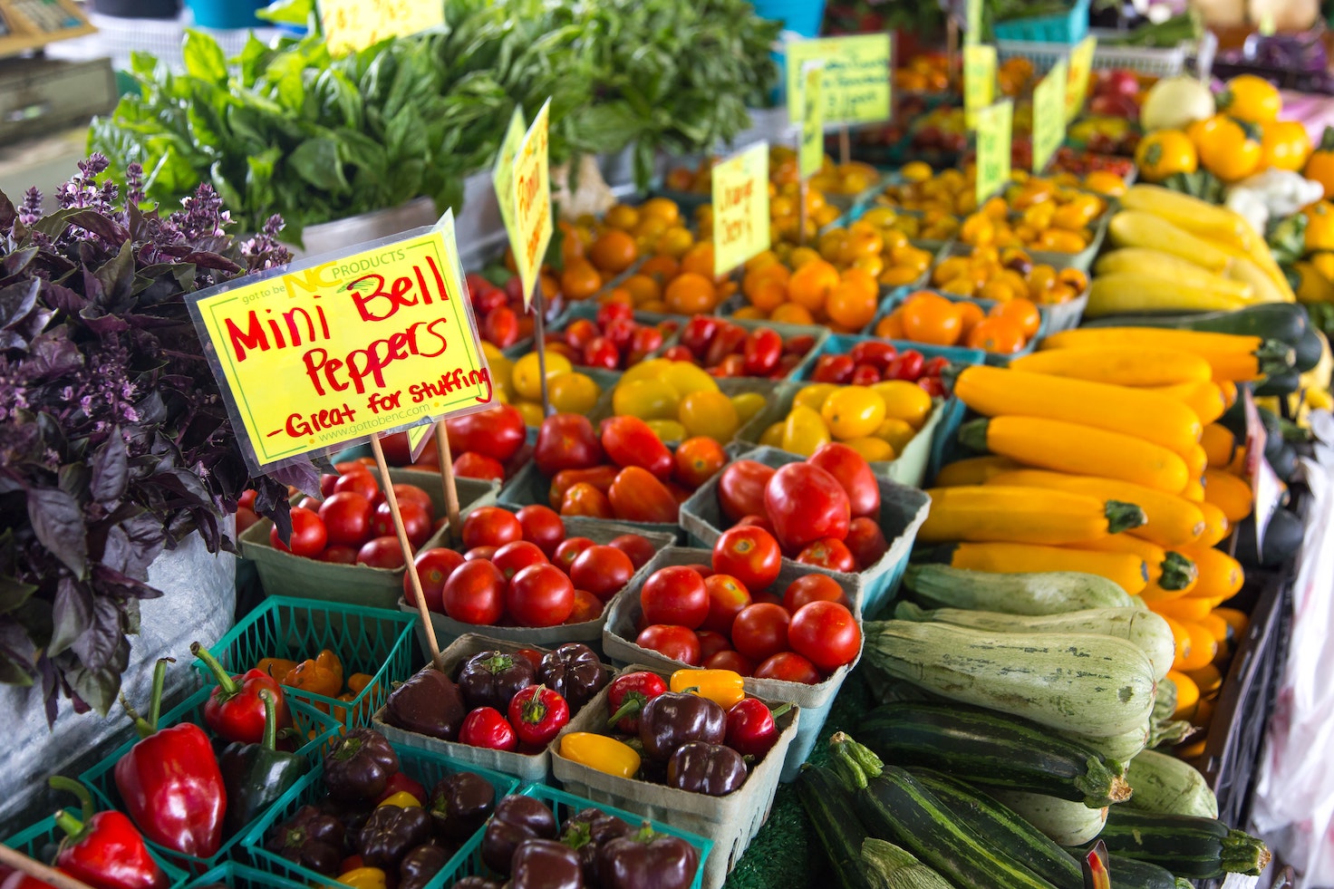 stocks of vegetables